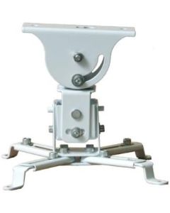 VideoSecu Tilt and Swivel Projector Ceiling Mount - White 3CA